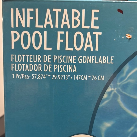 Inflatable Pool Float with Colorful Design - Picture 2 of 5